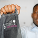 Two-time 2018 James Beard Award-winning chef Eduoardo Jordan proudly displays his Iconoclast Dinner Experience apron.